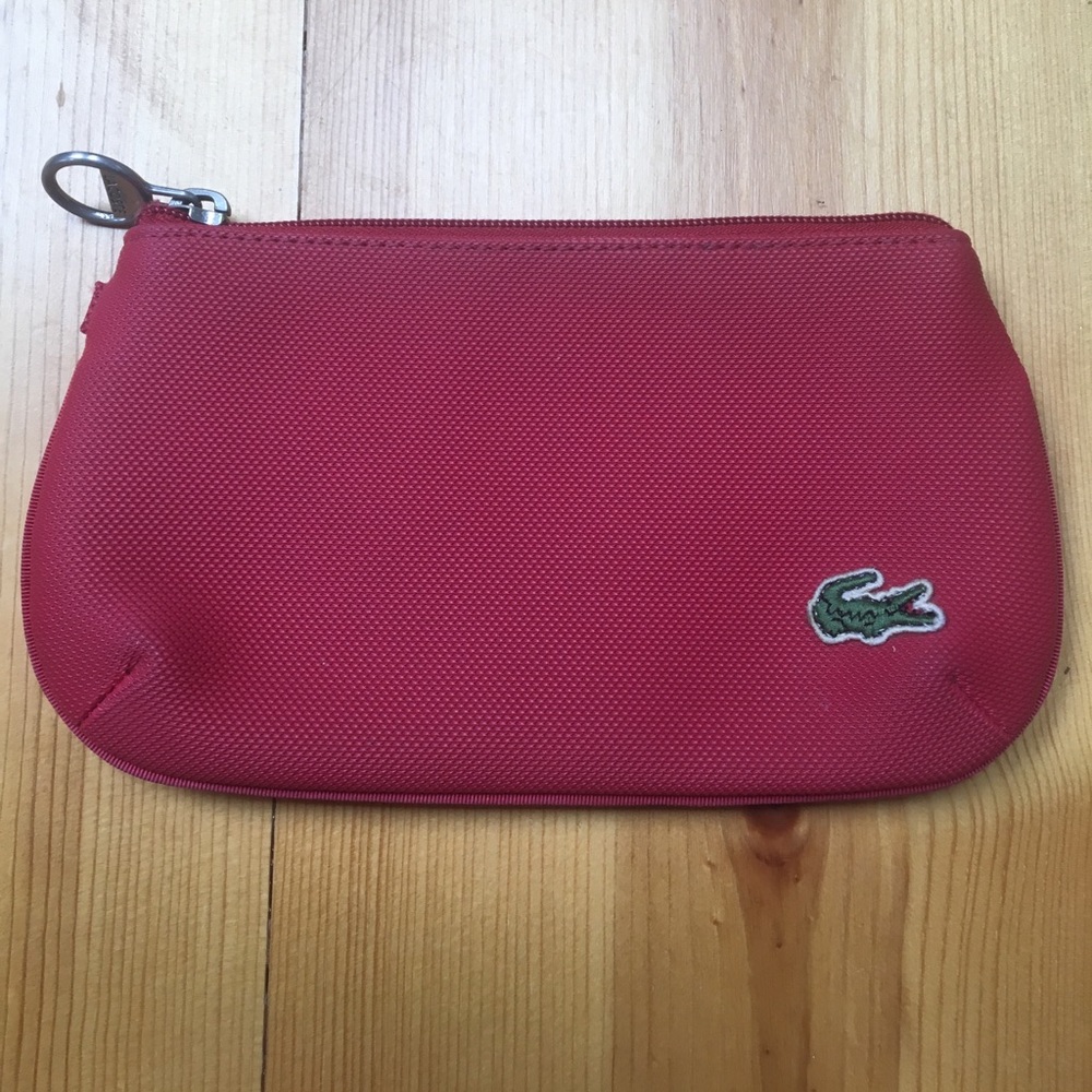 Lacoste Red Clutch
